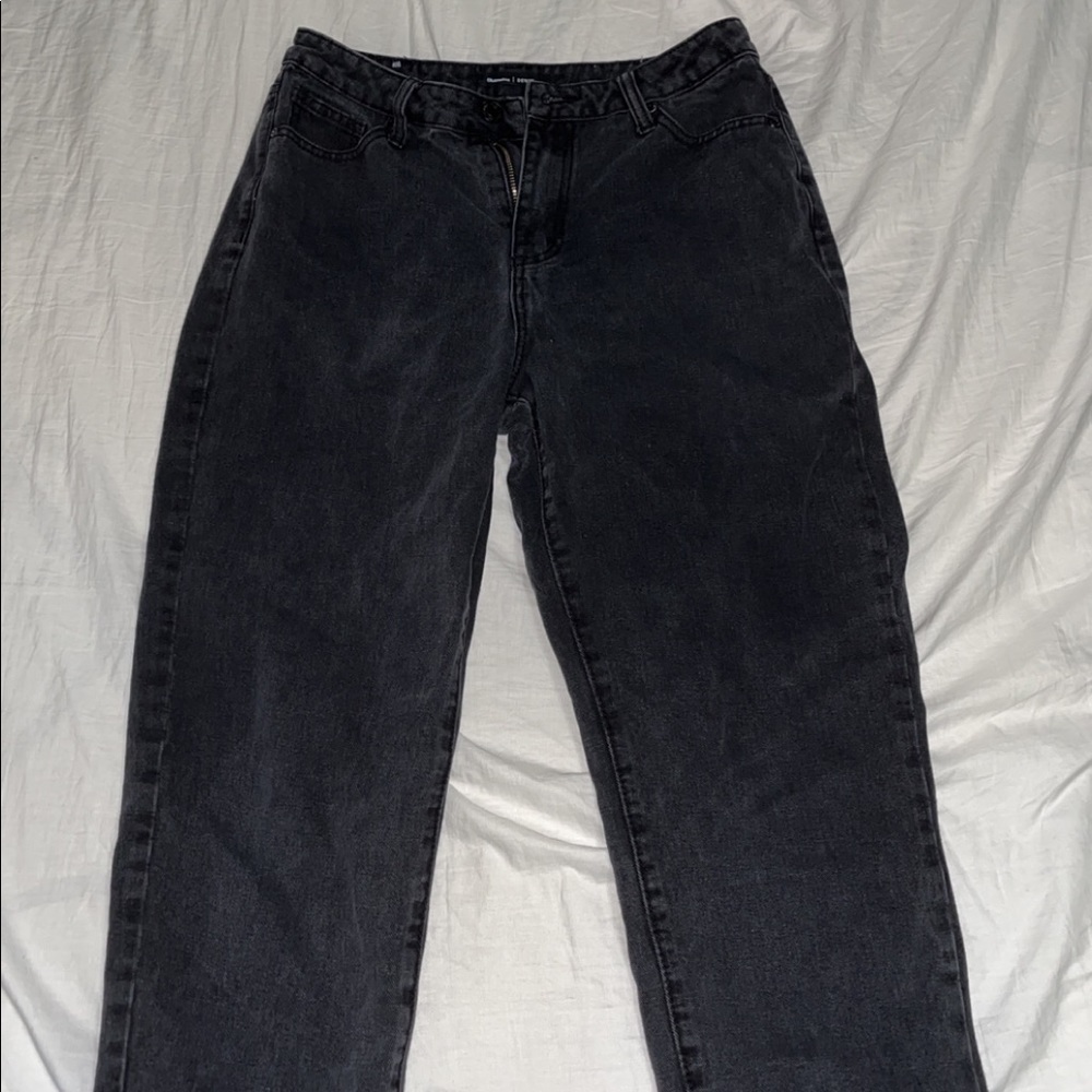 mom black jeans